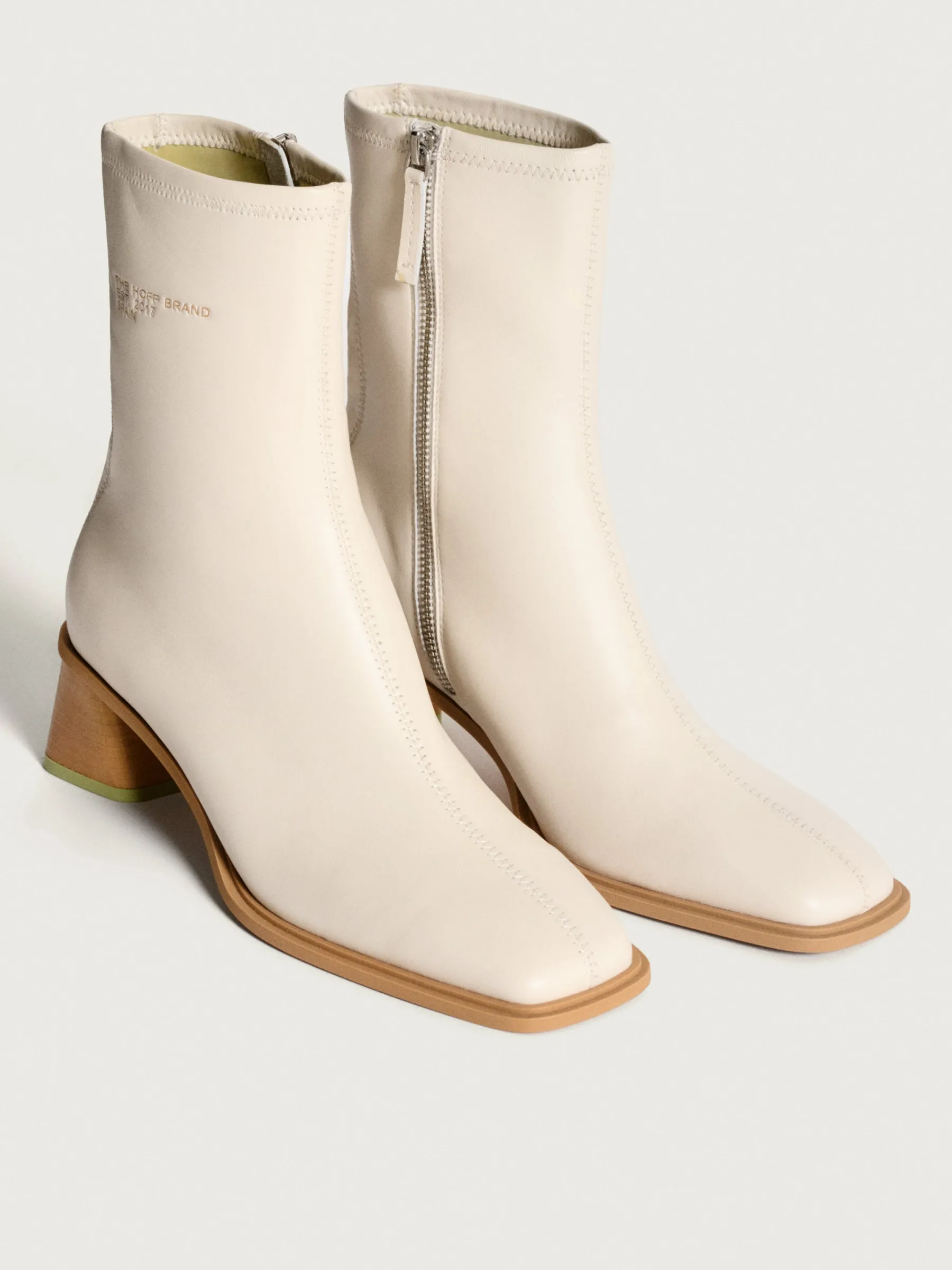 New DATE OFF WHITE STIEFELETTE MIT ABSATZ Damen Stiefel Und Stiefeletten
