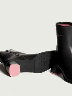 Sale DATE SCHWARZE STIEFELETTE MIT ABSATZ Damen Stiefel Und Stiefeletten