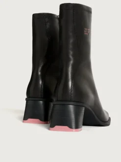 Sale DATE SCHWARZE STIEFELETTE MIT ABSATZ Damen Stiefel Und Stiefeletten