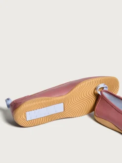 GARNIER BALLERINA BURGUNDERROT Damen Flacher Schuh