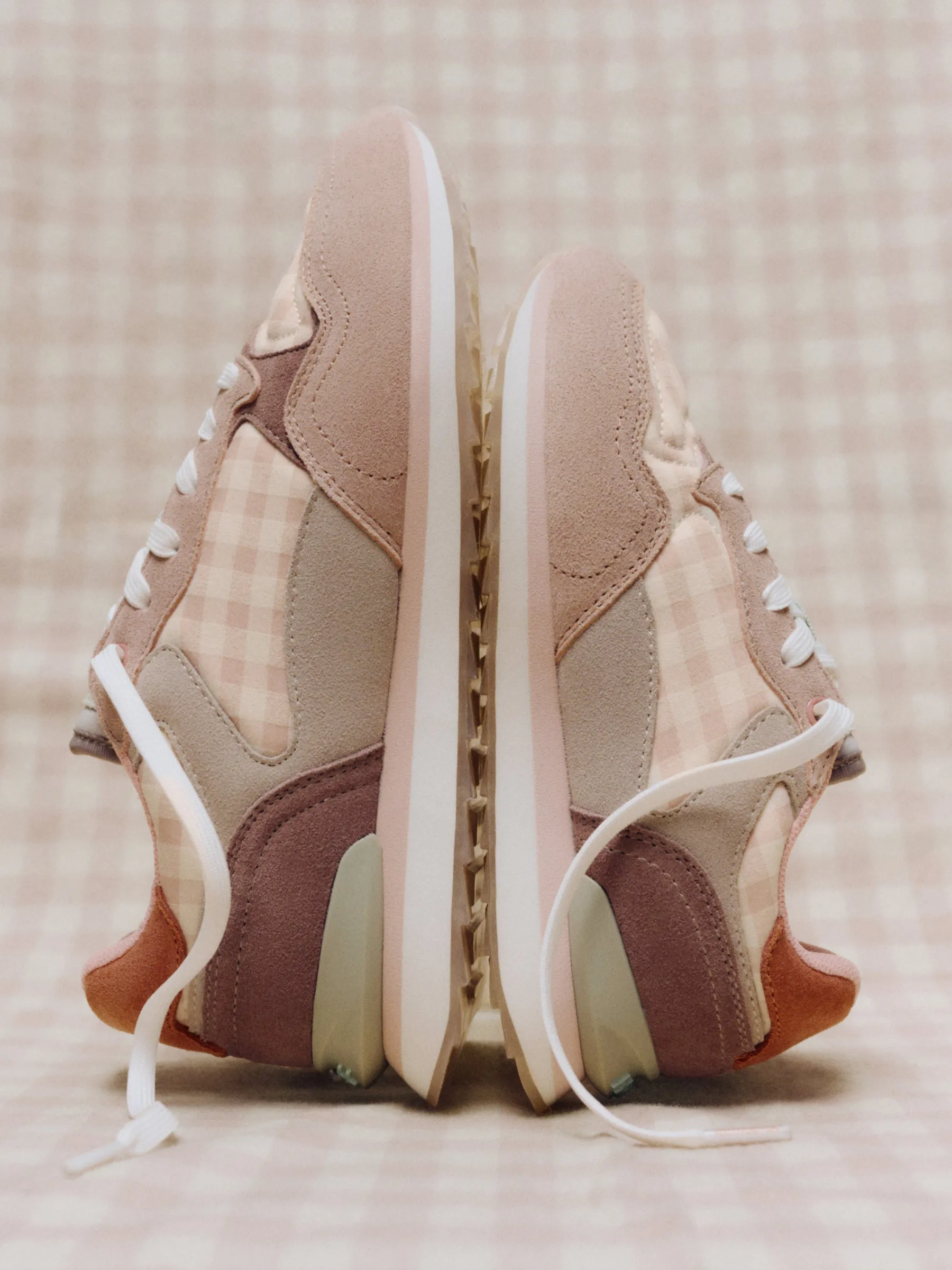 Clearance X MINICOTON MINI VICHY PINK Sneakers