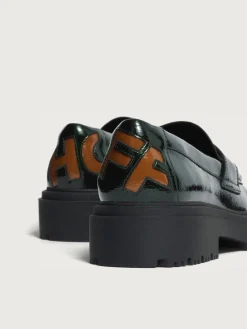 Sale MOKASSIN SCHOOL KHAKI Damen Flacher Schuh