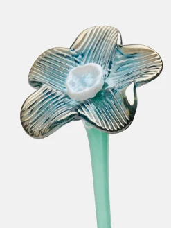 Outlet MOUTHBLOWN CRYSTAL FLOWER SILVER Damen/Herren Deko|Deko