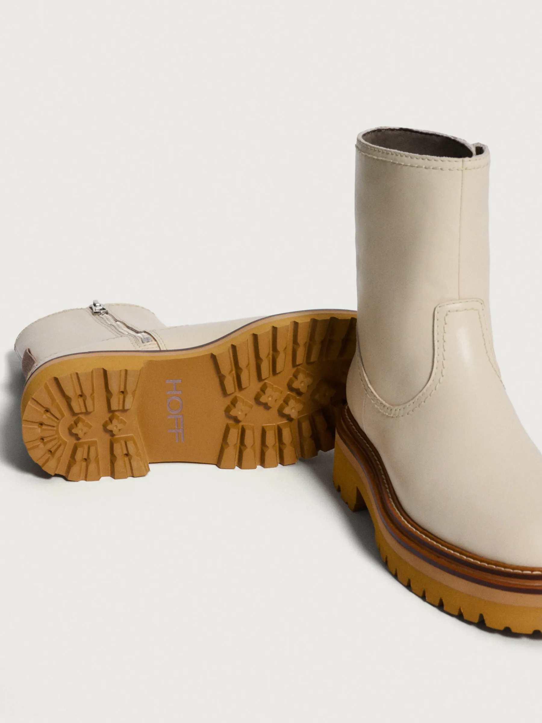 Sale OFFICE OFF WHITE LEDERSTIEFEL Damen Stiefel Und Stiefeletten