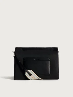 Hot SCHULTERTASCHE EVEREST NYLON SCHWARZ Damen Nylon|Umhängetaschen