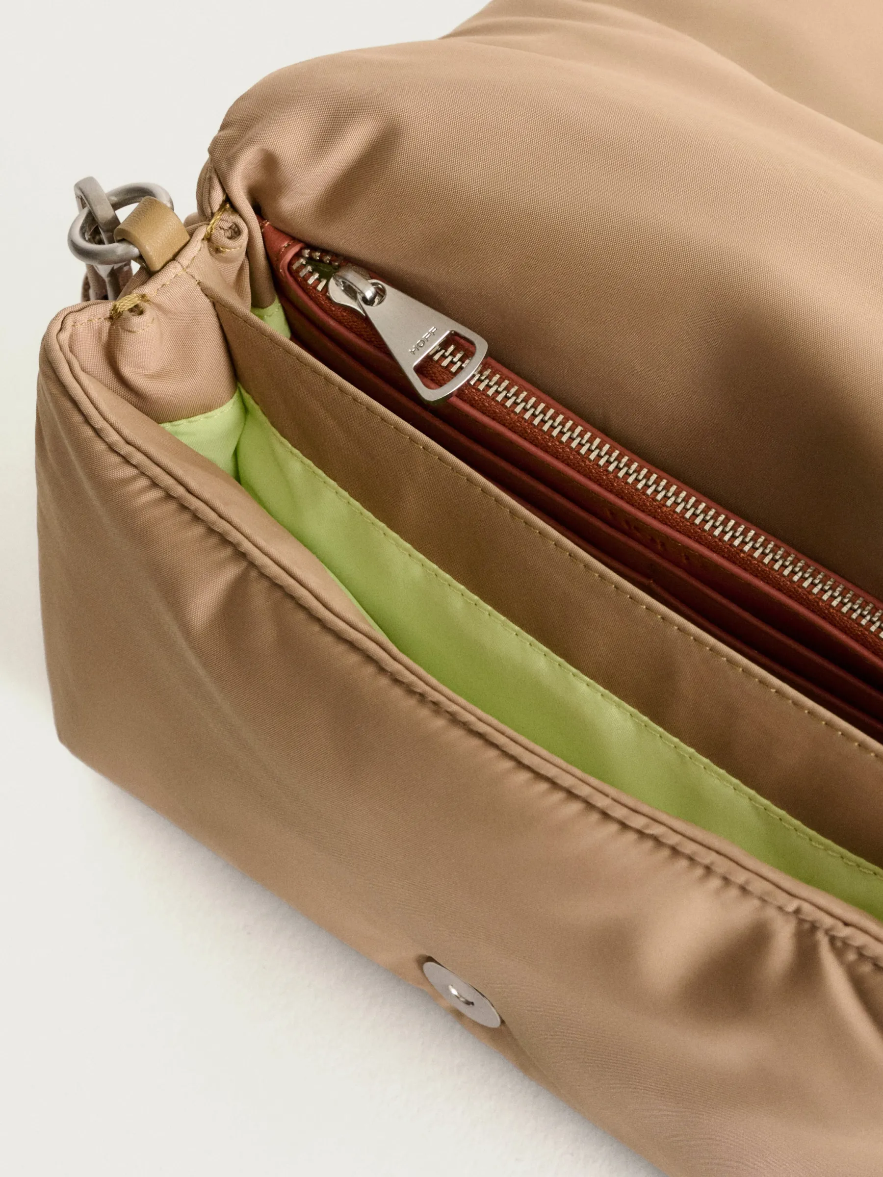 Discount SCHULTERTASCHE EVEREST NYLON CAMEL Damen Nylon|Umhängetaschen